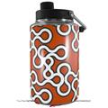 Skin Decal Wrap for Yeti 1 Gallon Jug Locknodes 03 Burnt Orange - JUG NOT INCLUDED by WraptorSkinz