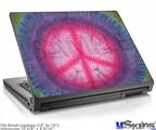 Laptop Skin (Small) - Tie Dye Peace Sign 110