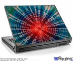 Laptop Skin (Small) - Tie Dye Bulls Eye 100