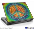 Laptop Skin (Small) - Tie Dye Peace Sign 111