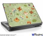 Laptop Skin (Small) - Birds Butterflies and Flowers