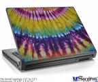 Laptop Skin (Small) - Tie Dye Purple Gears