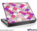 Laptop Skin (Small) - Brushed Circles Pink