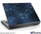 Laptop Skin (Small) - Bokeh Music Blue