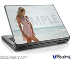 Laptop Skin (Small) - Kayla DeLancey Pink Dress 17