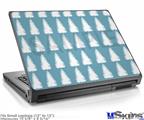 Laptop Skin (Small) - Winter Trees Blue