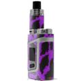 Skin Decal Wrap for Smok AL85 Alien Baby Purple Leopard VAPE NOT INCLUDED