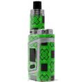 Skin Decal Wrap for Smok AL85 Alien Baby Criss Cross Green VAPE NOT INCLUDED