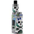 Skin Decal Wrap for Smok AL85 Alien Baby Rainbow Plaid Skull VAPE NOT INCLUDED