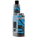 Skin Decal Wrap for Smok AL85 Alien Baby Baja 0040 Blue Medium VAPE NOT INCLUDED