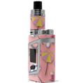 Skin Decal Wrap for Smok AL85 Alien Baby Beach Party Umbrellas Pink VAPE NOT INCLUDED