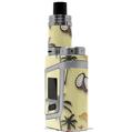 Skin Decal Wrap for Smok AL85 Alien Baby Coconuts Palm Trees and Bananas Yellow Sunshine VAPE NOT INCLUDED