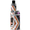 Skin Decal Wrap for Smok AL85 Alien Baby Black Waves Orange Hot Pink VAPE NOT INCLUDED