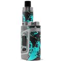 Skin Decal Wrap for Smok AL85 Alien Baby Baja 0003 Neon Teal VAPE NOT INCLUDED