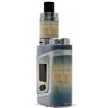 Skin Decal Wrap for Smok AL85 Alien Baby Exotic Wood Beeswing Eucalyptus Burst Deep Blue VAPE NOT INCLUDED