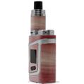 Skin Decal Wrap for Smok AL85 Alien Baby Exotic Wood White Oak Burst Fire Red VAPE NOT INCLUDED