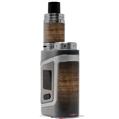 Skin Decal Wrap for Smok AL85 Alien Baby Exotic Wood Pommele Sapele Burst Black VAPE NOT INCLUDED