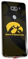 Skin Decal Wrap for LG V30 Iowa Hawkeyes Herkey Gold on Black