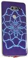 Skin Decal Wrap for LG V30 Tie Dye Purple Stars