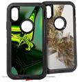 2x Decal style Skin Wrap Set compatible with Otterbox Defender iPhone X and Xs Case - Release (CASE NOT INCLUDED)