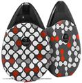 Skin Decal Wrap 2 Pack compatible with Suorin Drop Locknodes 05 Red Dark VAPE NOT INCLUDED