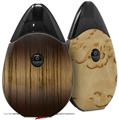 Skin Decal Wrap 2 Pack compatible with Suorin Drop Exotic Wood Zebra Wood Vertical Burst Dark Mocha VAPE NOT INCLUDED