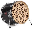 Vinyl Decal Skin Wrap for 22" Bass Kick Drum Head Cheetah - DRUM HEAD NOT INCLUDED