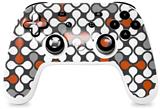 Skin Decal Wrap works with Original Google Stadia Controller Locknodes 05 Burnt Orange Skin Only CONTROLLER NOT INCLUDED