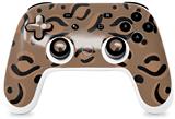 Skin Decal Wrap works with Original Google Stadia Controller Dark Cheetah Skin Only CONTROLLER NOT INCLUDED