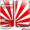 iPod Touch 2G & 3G Skin - Rising Sun Japanese Red