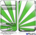 iPod Touch 2G & 3G Skin - Rising Sun Japanese Green