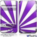 iPod Touch 2G & 3G Skin - Rising Sun Japanese Purple