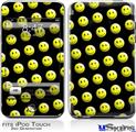 iPod Touch 2G & 3G Skin - Smileys on Black