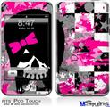 iPod Touch 2G & 3G Skin - Scene Girl Skull