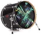 Vinyl Decal Skin Wrap for 20" Bass Kick Drum Head Akihabara - DRUM HEAD NOT INCLUDED