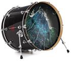 Vinyl Decal Skin Wrap for 20" Bass Kick Drum Head Aquatic 2 - DRUM HEAD NOT INCLUDED