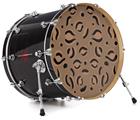 Vinyl Decal Skin Wrap for 20" Bass Kick Drum Head Dark Cheetah - DRUM HEAD NOT INCLUDED