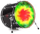 Vinyl Decal Skin Wrap for 20" Bass Kick Drum Head Tie Dye - DRUM HEAD NOT INCLUDED