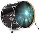 Decal Skin works with most 24" Bass Kick Drum Heads Shards - DRUM HEAD NOT INCLUDED