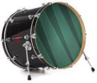 Decal Skin works with most 26" Bass Kick Drum Heads VintageID 25 Seafoam Green - DRUM HEAD NOT INCLUDED