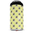 WraptorSkinz Skin Decal Wrap compatible with Yeti 16oz Tall Colster Can Cooler Insulator Kearas Daisies Yellow (COOLER NOT INCLUDED)