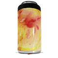 WraptorSkinz Skin Decal Wrap compatible with Yeti 16oz Tall Colster Can Cooler Insulator Painting Yellow Splash (COOLER NOT INCLUDED)