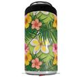 WraptorSkinz Skin Decal Wrap compatible with Yeti 16oz Tall Colster Can Cooler Insulator Beach Flowers 02 Sage Green (COOLER NOT INCLUDED)