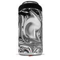 WraptorSkinz Skin Decal Wrap compatible with Yeti 16oz Tall Colster Can Cooler Insulator Liquid Metal Chrome (COOLER NOT INCLUDED)