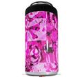 WraptorSkinz Skin Decal Wrap compatible with Yeti 16oz Tall Colster Can Cooler Insulator Pink Plaid Graffiti (COOLER NOT INCLUDED)