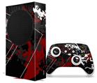 WraptorSkinz Skin Wrap compatible with the 2020 XBOX Series S Console and Controller Baja 0003 Red Dark (XBOX NOT INCLUDED)