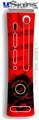 XBOX 360 Faceplate Skin - Oriental Dragon Black on Red