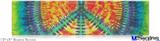 12x3 Bumper Sticker (Permanent) - Tie Dye Peace Sign 111