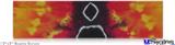 12x3 Bumper Sticker (Permanent) - Tie Dye Spine 100