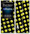 iPod Nano 5G Skin - Smileys on Black